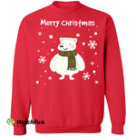 Merry Christmas Teddy Bear Christmas sweatshirt