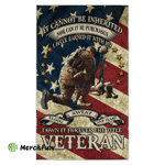 Veteran It cannot be inherited nor can it be purchased wall flag