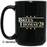 Vote Brees Thomas 2020 President Mug
