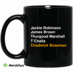 Jackie Robinson James Brown Thurgood Marshall T'Challa Chadwick Boseman Mug