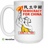 Democracy For China June 3-4 1989 Mug