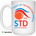 Don't Let The Infection Spread 2020 Stop The Donald Mug