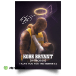Kobe Bryant And Gianna Bryant Poster Kobe Bryant Signature Poster