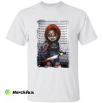 Child�s Play Chucky Mugshot Horror Movie Character Halloween T-Shirt