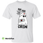 Funny Medical Hospital Nurse Nursing Ghost Boo Boo Crew Halloween T-Shirt