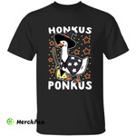 Honkus Ponkus Witch Wizard Untitled Goose Game Hocus Pocus Halloween Night T-Shirt