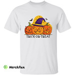 Funny Wizard Witch Pumpkin Trick Or Treat Halloween T-Shirt
