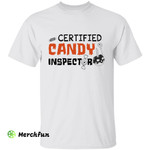 Funny Trick Or Treat Certified Candy Inspector Halloween T-Shirt