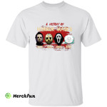COVID-19 Virus A History Of Horror Masks Halloween Movies Character T-Shirt
