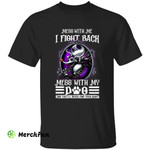 The Nightmare Before Christmas Jack Skellington Mess With Me I Fight Back Mess With My Dog Halloween T-Shirt