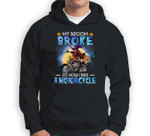 My Broom Broke So Now I Ride A Motorcycle Witch Halloween Sweatshirt & Hoodie
