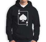 King of Spades Playing Card Halloween Costume Dark Sweatshirt & Hoodie