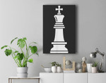 King White Chess Piece Halloween Costume Family or Group Premium Wall Art Canvas Decor