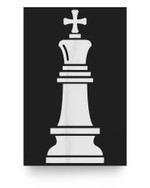 King White Chess Piece Halloween Costume Family or Group Poster