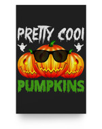 Pretty cool pumpkins Scary Halloween Jack o lantern costume Poster