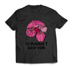 In October I Wear Pink Pumpkins Fall Breast Cancer Awareness T-shirt