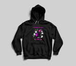 In October We Wear Pink - Breast Cancer- Halloween black cat Youth Hoodie/T-shirt