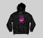 In October We Wear Pink Breast Cancer Pumpkin Halloween Youth Hoodie/T-shirt