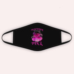 In October We Wear Pink Breast Cancer Pumpkin Halloween Cloth Face Mask
