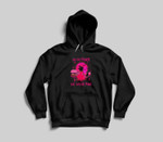 In October We Wear Pink Breast Cancer Witch Halloween Youth Hoodie/T-shirt