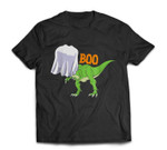 Ghost Dinosaur Trick Rawr Treat Funny Halloween T-shirt