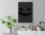 Giant Creepy Jack-o-lantern Halloween Jackolantern Premium Wall Art Canvas Decor