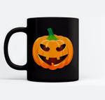 Giant Jackolantern Halloween Pumpkin Jack-o-lantern Ceramic Coffee Black Mugs