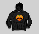 Giant Sad Jackolantern Pumpkin Funny Halloween Costume Youth Hoodie/T-shirt