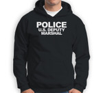 U.S. Deputy Marshal Front &amp; Back Print Law Enforcement Sweatshirt & Hoodie