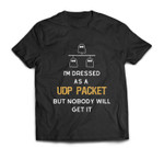 UDP Packet Ghost Halloween - Network Engineer Costume T-shirt