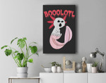 Booolotl Pastel Ghost Kawaii Axolotl Funny Halloween Costume Premium Wall Art Canvas Decor