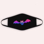 Bisexual bat for Halloween spooky pride Cloth Face Mask