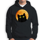 Black Cat Halloween Design Funny Cat Halloween Sweatshirt & Hoodie