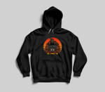 Black Cat with Scary Pumpkins - Full Moon Halloween Costume Youth Hoodie/T-shirt