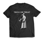 Black Death Trick or Treat Halloween Plague Doctor Costume T-shirt