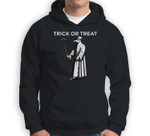 Black Death Trick or Treat Halloween Plague Doctor Costume Sweatshirt & Hoodie
