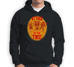 Attack of the Tikis Tropical Horror Movie Halloween Design Sweatshirt & Hoodie