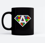 Autism Awareness Superhero Ceramic Coffee Black Mugs