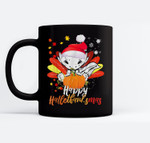 Axolotl Halloween And Merry Christmas Classic Costume Ceramic Coffee Black Mugs