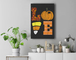 I Love Candy Funny Candy Corn Halloween Gift Premium Wall Art Canvas Decor