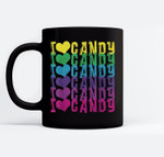 I Love Candy Halloween Party Funny Cute Gift Ceramic Coffee Black Mugs