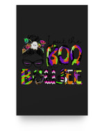 I Put The Boo In Boujee Mama Halloween Costume Messy Bun Poster