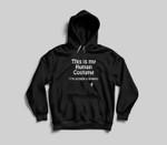 This is my HUMAN COSTUME (I'm Actually a Gnome) Funny Youth Hoodie/T-shirt