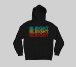 Alright Alright Alright  Retro 70s style Youth Hoodie & T-Shirt
