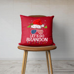 Let's Go Branson Brandon Conservative Anti Liberal Canvas Throw Pillow