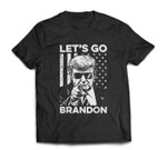Lets Go Brandon Trump And America Flag Anti Biden Vintage T-shirt