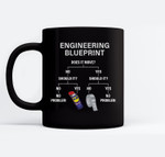 My Engineering Blueprint - Funny Engineer Mugs