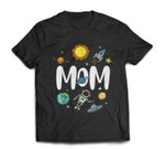 Outer This World Space Mom Mother's Day Party Design T-shirt