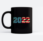 2022 American Flag New Years Eve Party Mugs