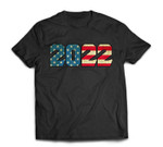2022 American Flag New Years Eve Party T-shirt